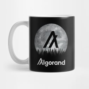 Vintage Algorand ALGO Coin To The Moon Crypto Token Cryptocurrency Blockchain Wallet Birthday Gift For Men Women Kids Mug